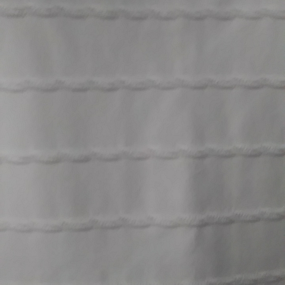 Talbots Stretch Short Sleeve Pattern White Top - Picture 5 of 13